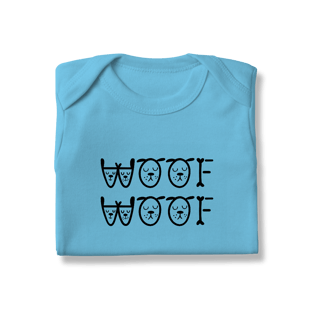 Nome do produto Body - Woof Woof