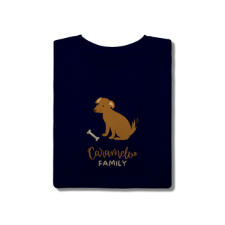 Nome do produto T-Shirt Quality - Caramelo Family