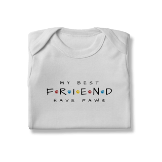 Nome do produto Body - My Best Friend Have Paws
