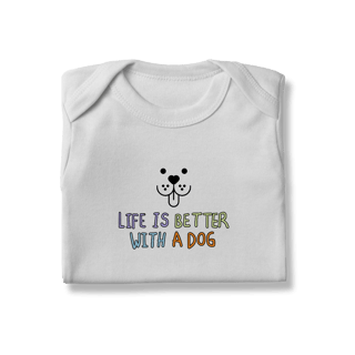 Nome do produto Body - Life is Better With a Dog