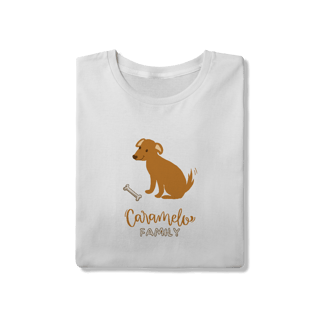 Nome do produto T-Shirt Quality - Caramelo Family
