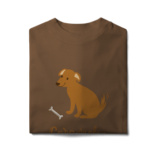 Nome do produto Camiseta Oversized - Caramelo Family