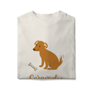 Nome do produto Camiseta Oversized - Caramelo Family