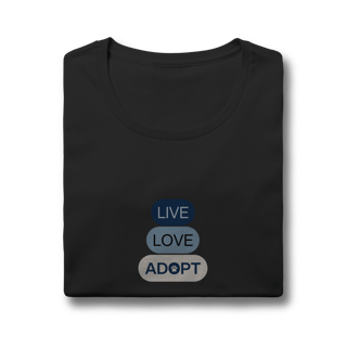 Nome do produto Baby Long Quality - Live, Love, Adopt Blue