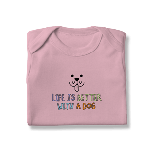 Nome do produto Body - Life is Better With a Dog