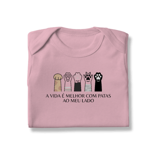 Nome do produto Body - A Vida é Melhor Com Patas