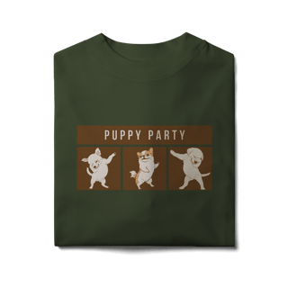 Nome do produto Camiseta Oversized - Puppy Party