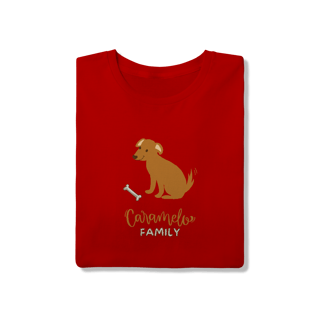 Nome do produto T-Shirt Quality - Caramelo Family