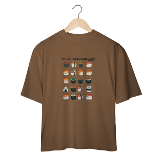 Nome do produto Camiseta Over Sem Cream Cheese (Frente)