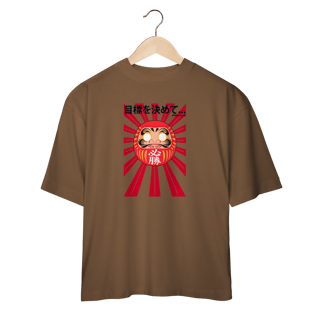 Nome do produto Camiseta Over Daruma (Frente)