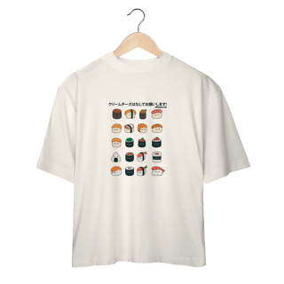 Nome do produto Camiseta Over Sem Cream Cheese (Frente)