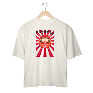 Nome do produto Camiseta Over Daruma (Frente)
