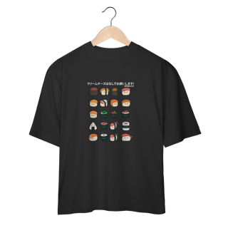 Nome do produto Camiseta Over Sem Cream Cheese (Frente)