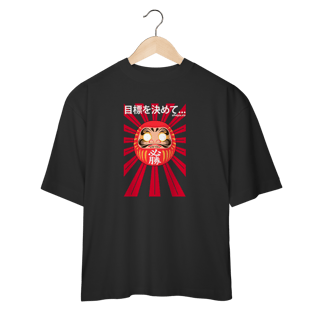 Nome do produto Camiseta Over Daruma (Frente)