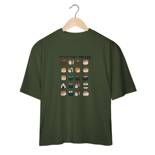 Nome do produto Camiseta Over Sem Cream Cheese (Frente)