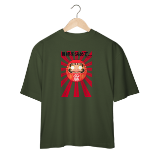 Nome do produto Camiseta Over Daruma (Frente)