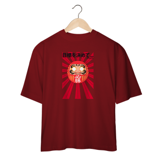 Nome do produto Camiseta Over Daruma (Frente)