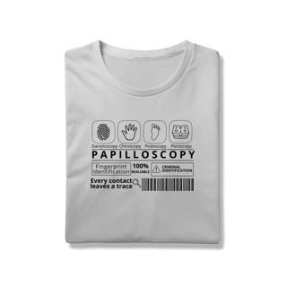 Nome do produto Camiseta Papiloscopia - 