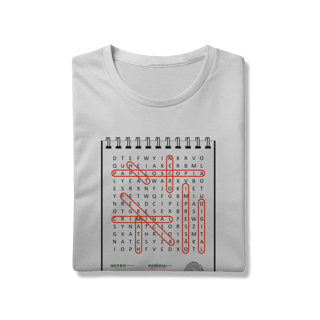 Nome do produto Camisa Caça Palavras
