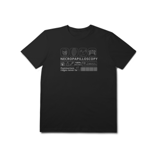 Nome do produto Camisa Necropapiloscopista