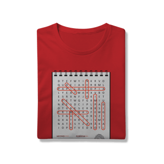 Nome do produto Camisa Caça Palavras