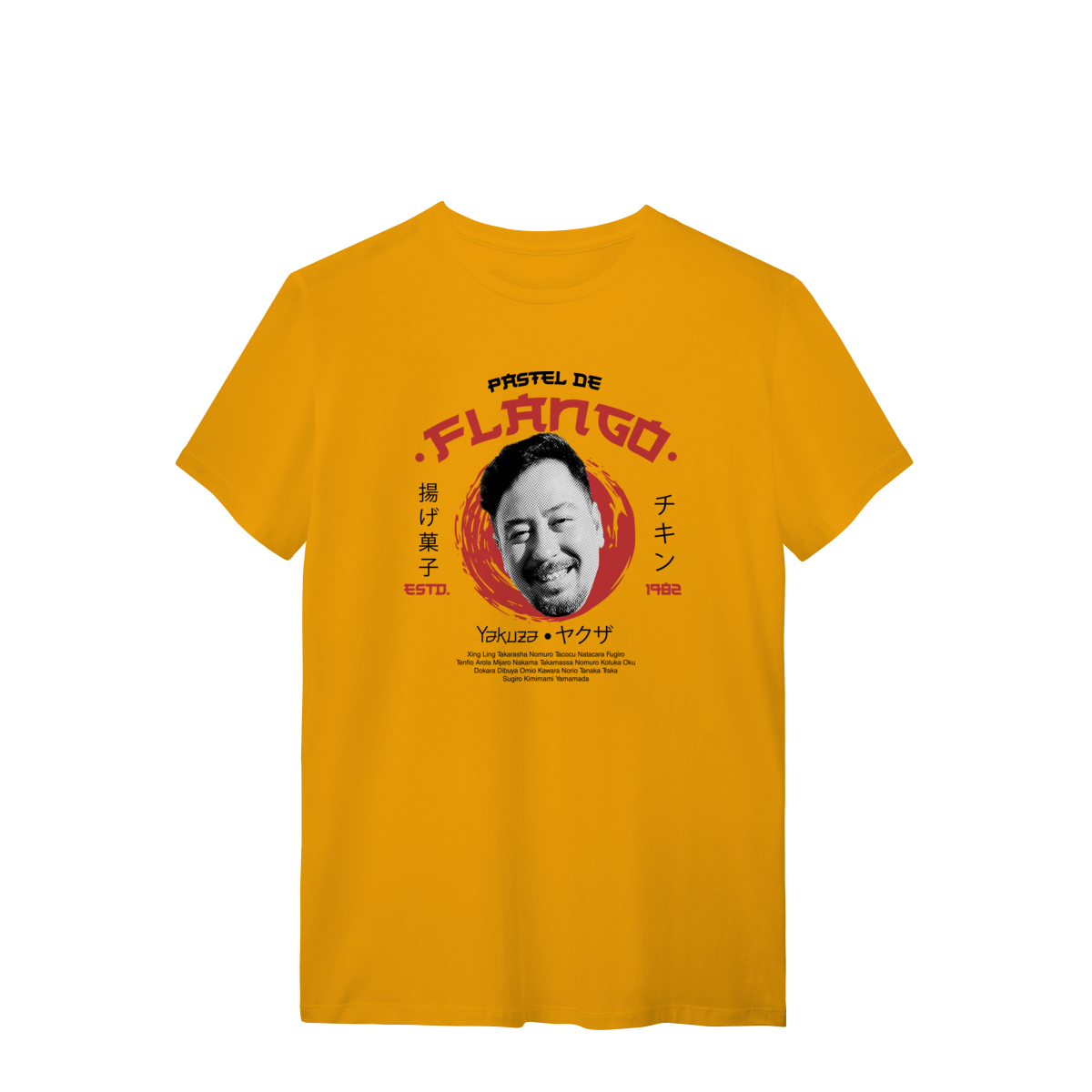 Nome do produto: Camiseta Pastel de Flango