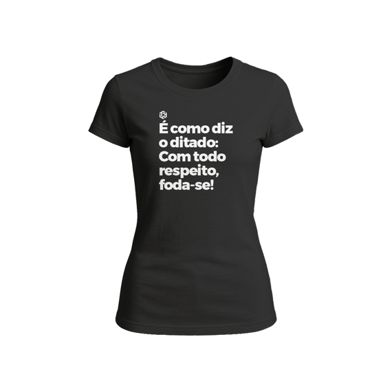 Como dizia o Ditado - Baby Long - Feminino