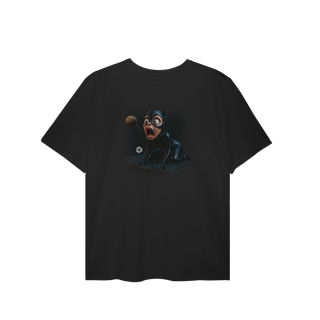 Camiseta Mulher-Gato inusitada Plus Size