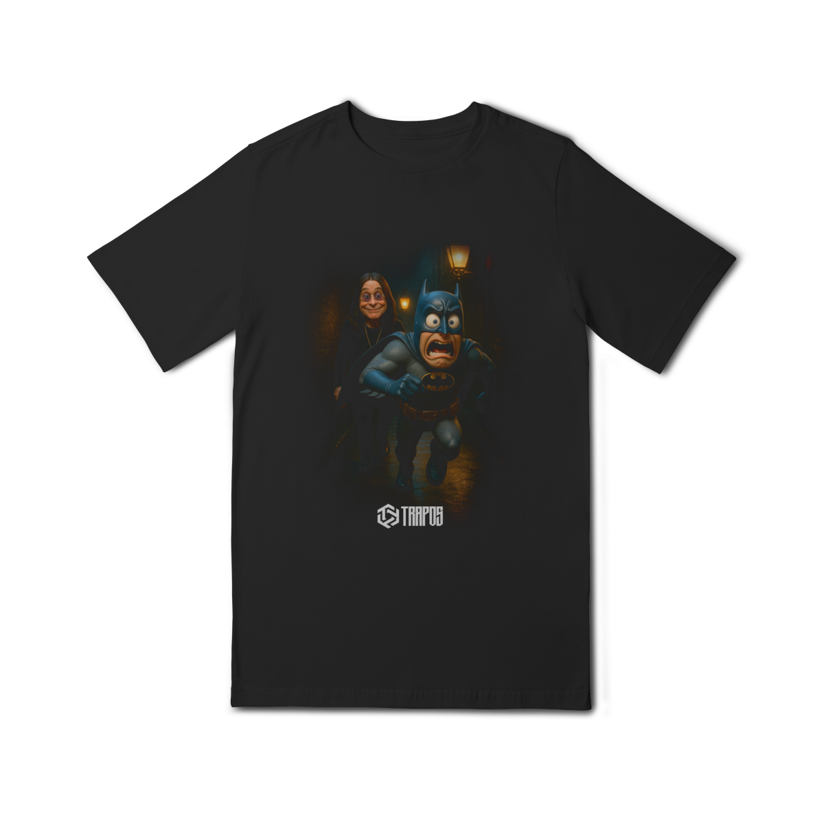 Nome do produto: Camiseta Batman x Ozzy Infantil (10 a 14)