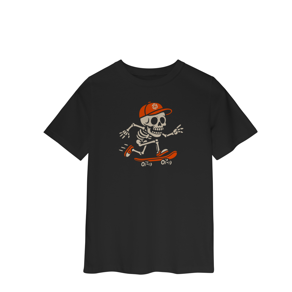 Nome do produto: Camiseta Skull Infantil (10 a 14)