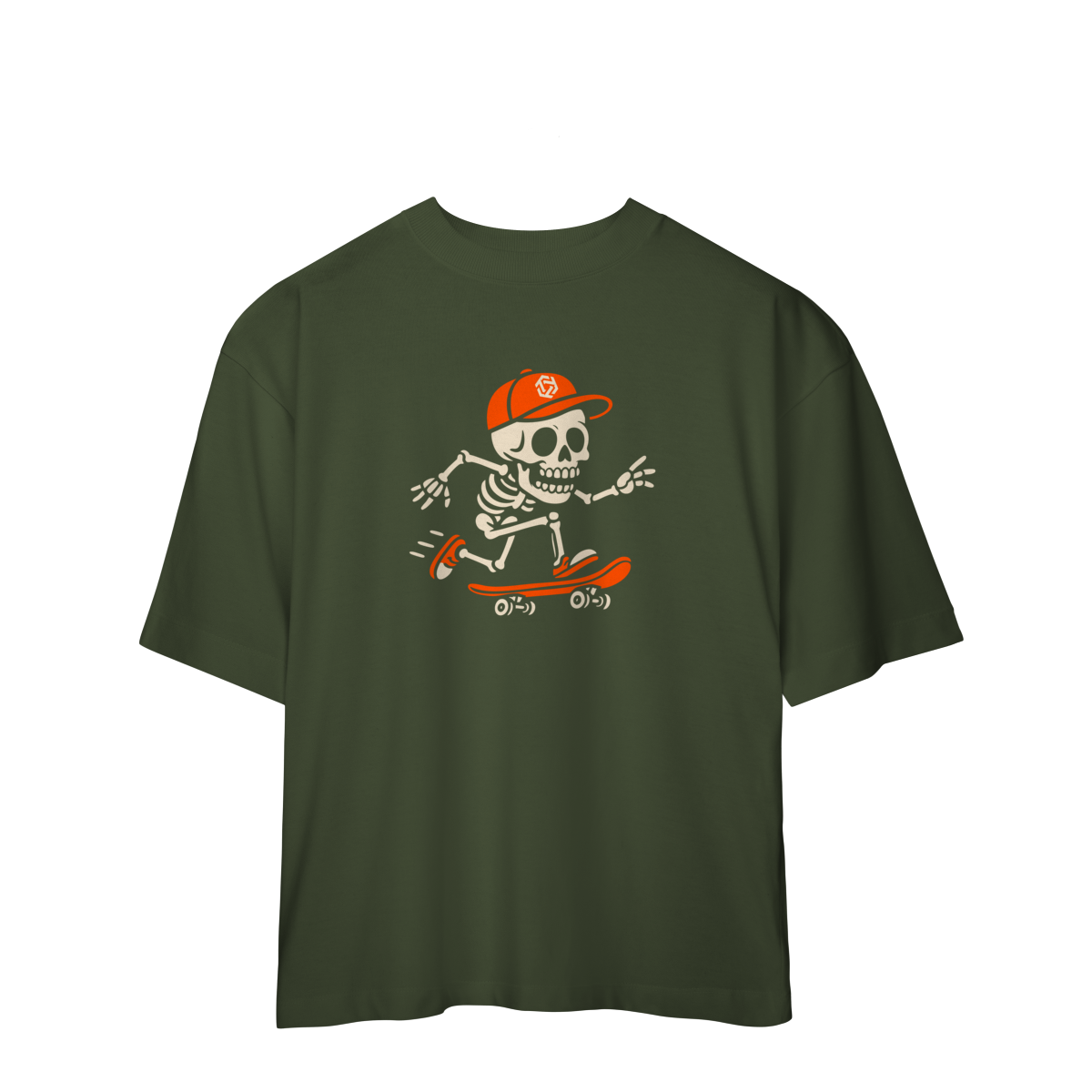 Nome do produto: Camiseta Skull Oversized