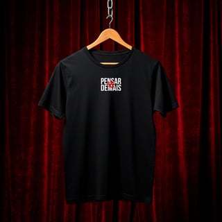 Camiseta Masculina Pensar Demais
