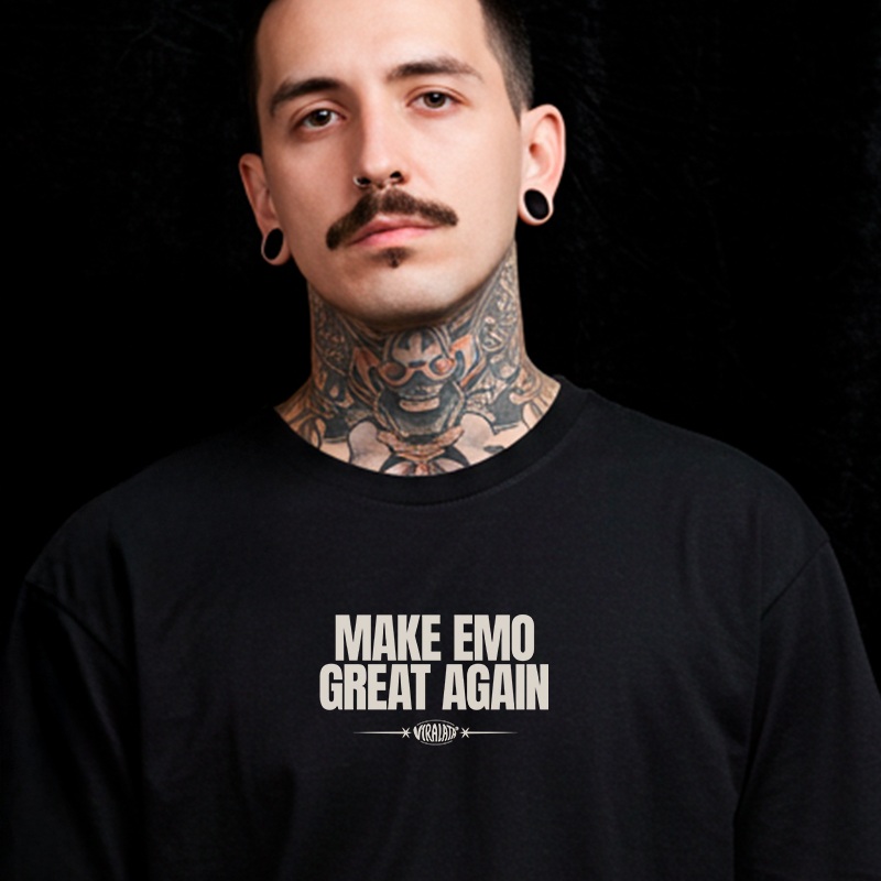Nome do produto: Camiseta Make Emo Great Again