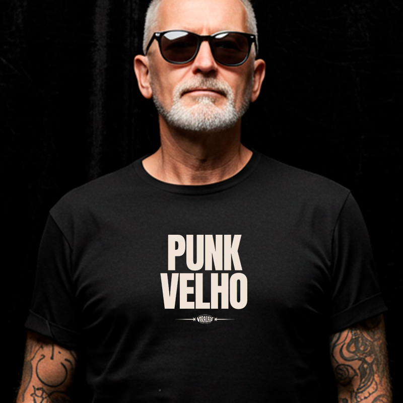 Nome do produto: Camiseta Punk Velho