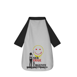 Nome do produto Camisa Pet Dog - Ser Feliz