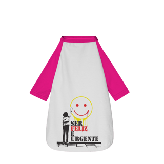 Nome do produto Camisa Pet Dog - Ser Feliz