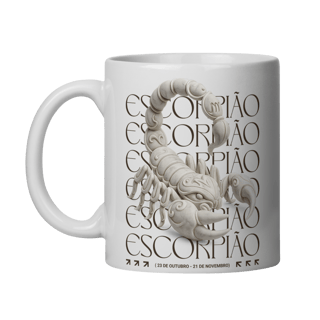 Nome do produto Caneca Escorpião