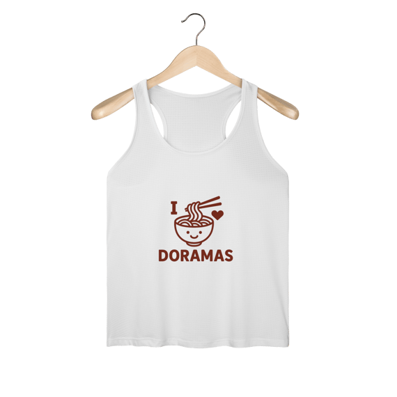 Regata Feminina “I ❤ Dorama” – Estilo & Conforto