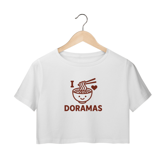 Cropped “I ❤ Dorama” – Estilo Dorameiro