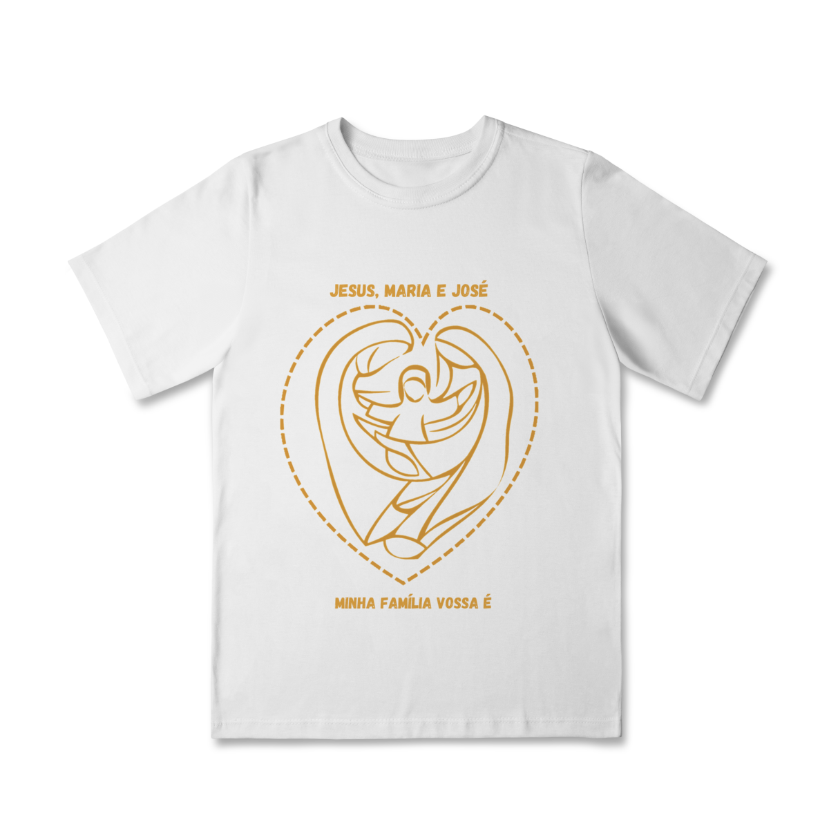 Camiseta Classic Infantil - Jesus, Maria e José  - Minha Família