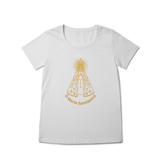 Nome do produto  Camiseta Feminina Baby Long Prime - Nossa Senhora Aparecida