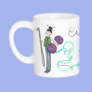 Nome do produto Caneca crochê gorl