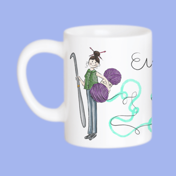 Caneca crochê gorl