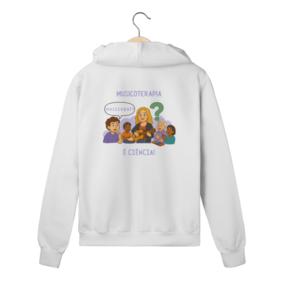 Moletom Feminino com Zíper MUSICOQUÊ?