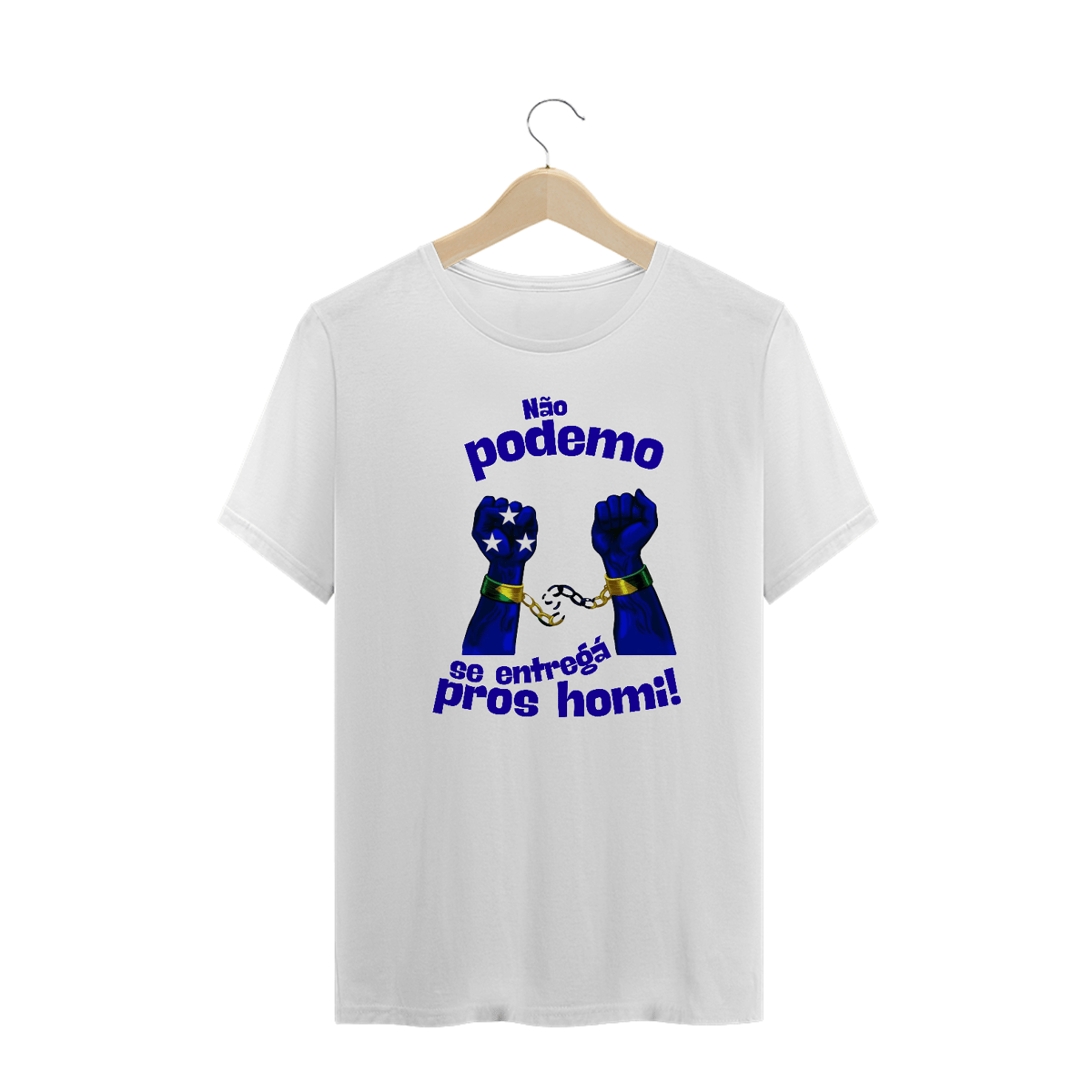 Nome do produto: Camiseta Plus Size Não Podemo