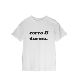 Nome do produto T-Shirt Infantil Corro & Durmo