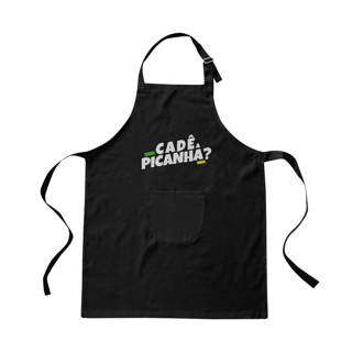 Nome do produto Avental churrasco Cadê a Picanha?