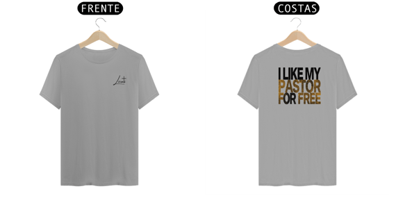 camisa eu gosto do meu pastro de graça