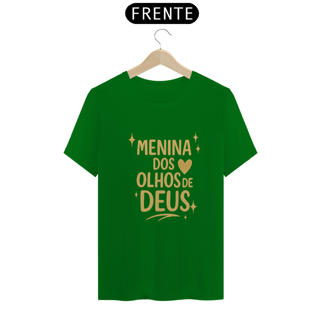 Nome do produto Camiseta Feminina – Menina dos Olhos de Deus