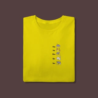 Nome do produto Camiseta humor semanal